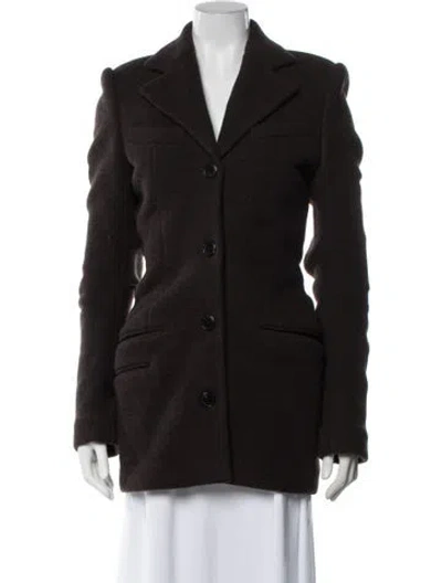 Pre-owned Alexander Wang Wool Coat In Brown
