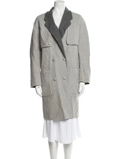 Pre-owned Alexander Wang Wool Coat In Gray