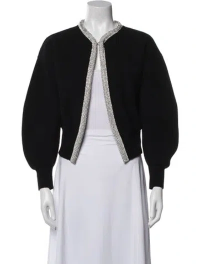 Pre-owned Alexander Wang Wool Crew Neck Sweater In Black