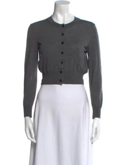 Pre-owned Alexander Wang Wool Crew Neck Sweater In Black