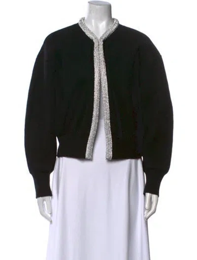 Pre-owned Alexander Wang Wool Crew Neck Sweater In Black