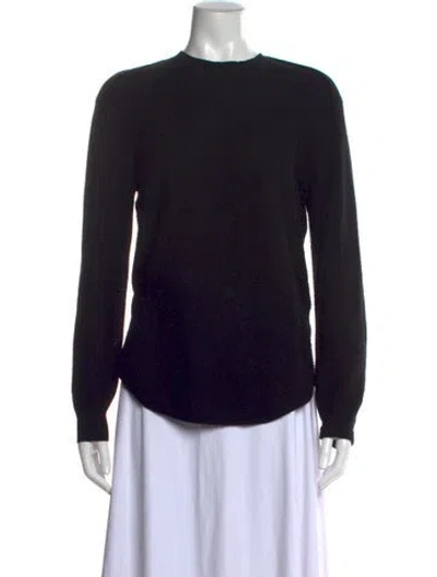 Pre-owned Alexander Wang Wool Crew Neck Sweater In Black