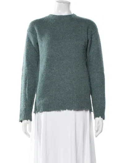 Pre-owned Alexander Wang Wool Crew Neck Sweater In Blue