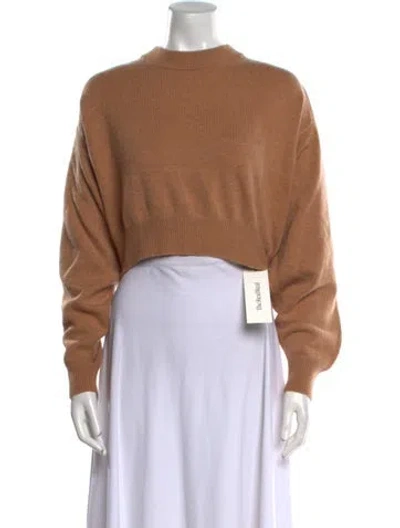 Pre-owned Alexander Wang Wool Crew Neck Sweater In Brown