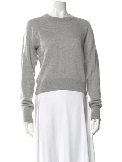 Pre-owned Alexander Wang Wool Crew Neck Sweater In Gray