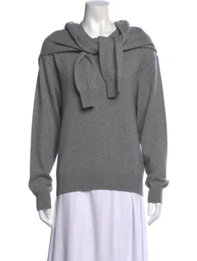 Pre-owned Alexander Wang Wool Crew Neck Sweater In Gray