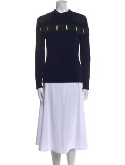 Pre-owned Alexander Wang Wool Crew Neck Sweater In Multi