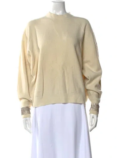 Pre-owned Alexander Wang Wool Crew Neck Sweater In Neutral