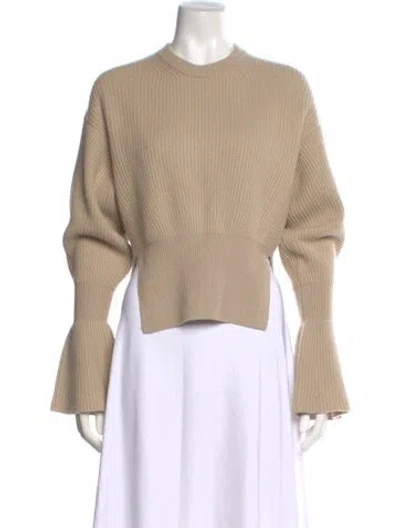 Pre-owned Alexander Wang Wool Crew Neck Sweater In Neutral