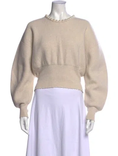 Pre-owned Alexander Wang Wool Crew Neck Sweater In Neutral