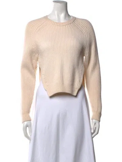 Pre-owned Alexander Wang Wool Crew Neck Sweater In Neutrals