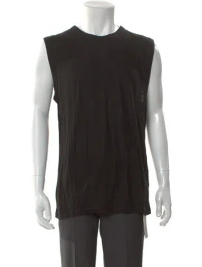 Pre-owned Alexander Wang Wool Crew Neck T-shirt In Gray
