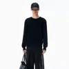 Alexander Wang Wool Crewneck Pullover In Black