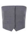 Alexander Wang Bustier Vest In Gray