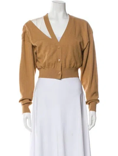 Pre-owned Alexander Wang Wool Evening Jacket In Brown