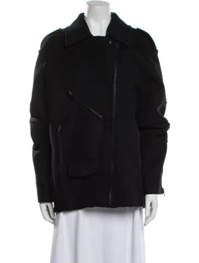 Pre-owned Alexander Wang Wool Jacket In Black