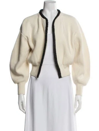 Pre-owned Alexander Wang Wool Jacket In White