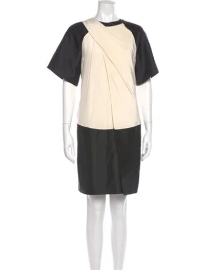 Pre-owned Alexander Wang Wool Knee-length Dress In Black