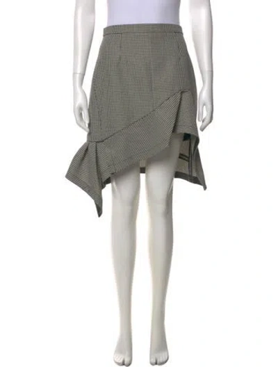 Pre-owned Alexander Wang Wool Knee-length Skirt W/ Tags In Black