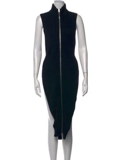 Pre-owned Alexander Wang Wool Midi Length Dress In Blue