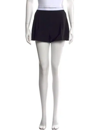 Pre-owned Alexander Wang Wool Mini Shorts In Black