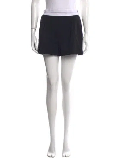 Pre-owned Alexander Wang Wool Mini Shorts In Black