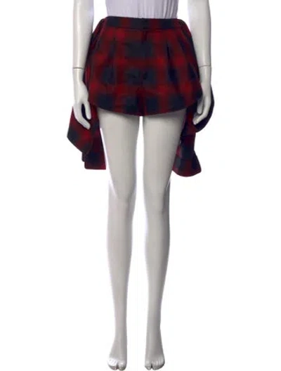 Pre-owned Alexander Wang Wool Mini Shorts In Multicolor