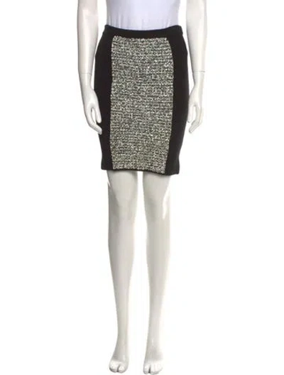 Pre-owned Alexander Wang Wool Mini Skirt In Black