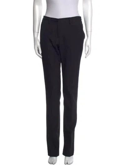 Pre-owned Alexander Wang Wool Skinny Leg Pants In Black