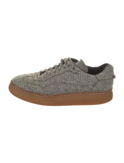 Pre-owned Alexander Wang Wool Sneakers In Gray