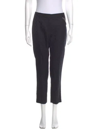 Pre-owned Alexander Wang Wool Straight Leg Pants In Gray