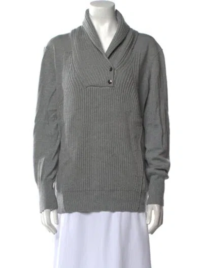 Pre-owned Alexander Wang Wool Sweater In Gray