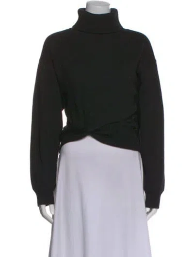 Pre-owned Alexander Wang Wool Turtleneck Sweater In Black