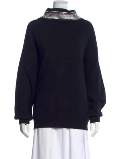 Pre-owned Alexander Wang Wool Turtleneck Sweater In Black