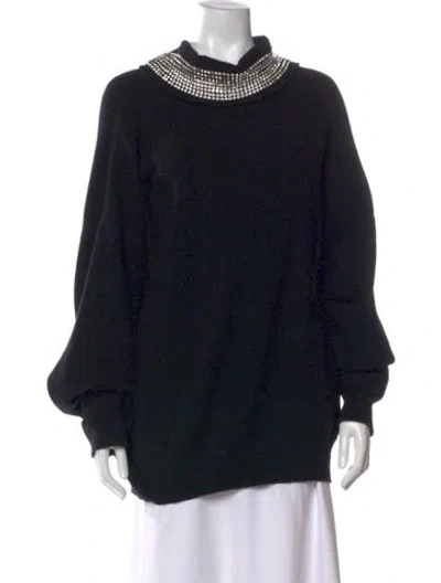Pre-owned Alexander Wang Wool Turtleneck Sweater In Black
