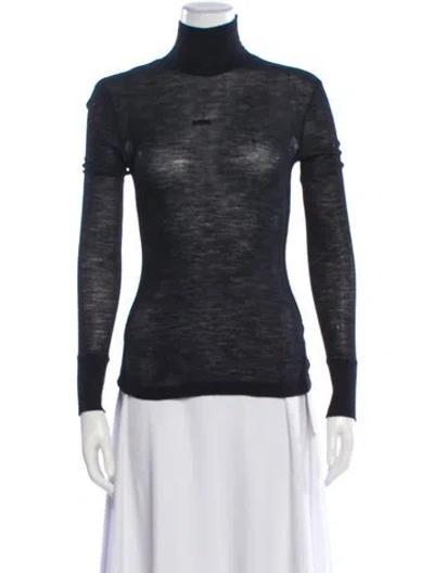 Pre-owned Alexander Wang Wool Turtleneck Sweater In Gray