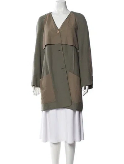 Pre-owned Alexander Wang Wool Utility Jacket In Green