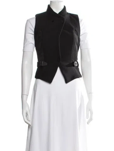 Pre-owned Alexander Wang Wool Vest In Black