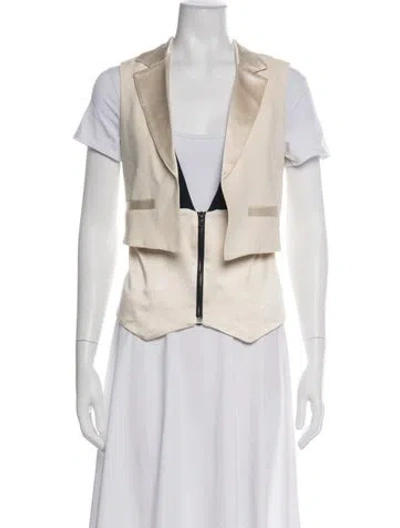 Pre-owned Alexander Wang Wool Vest In Neutral