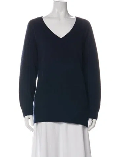 Pre-owned Alexander Wang Wool V-neck Sweater In Black