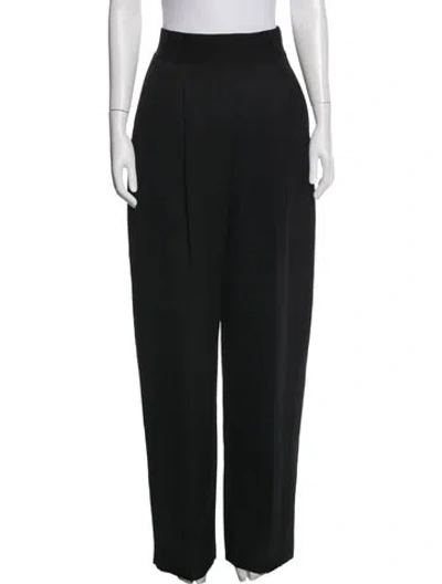 Pre-owned Alexander Wang Wool Wide Leg Pants In Black