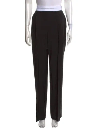 Pre-owned Alexander Wang Wool Wide Leg Pants W/ Tags In Black