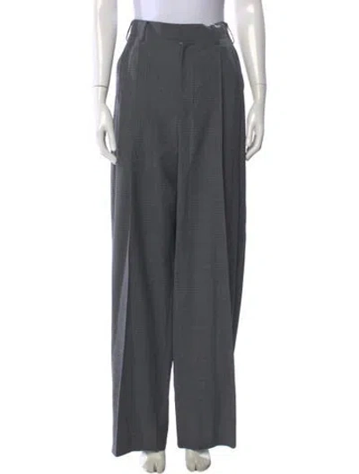 Pre-owned Alexander Wang Wool Wide Leg Pants W/ Tags In Gray