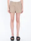 Alexander Wang Workwear Mini Shorts In Green