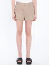 Alexander Wang Workwear Mini Shorts In Green