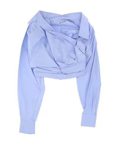 Alexander Wang Women Draped Shirt In Multi