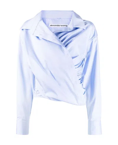 Alexander Wang Women Draped Shirt In Multi