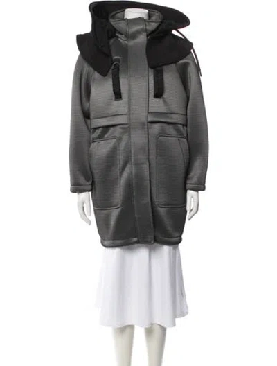 Pre-owned Alexander Wang X H&m Parka In Gray