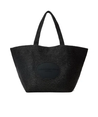 ALEXANDER WANG ALEXANDER WANG LOGO EMBOSSED XL PUNCH TOTE BAG