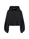 Alexander Wang Zip Cropped Sweatshirt
